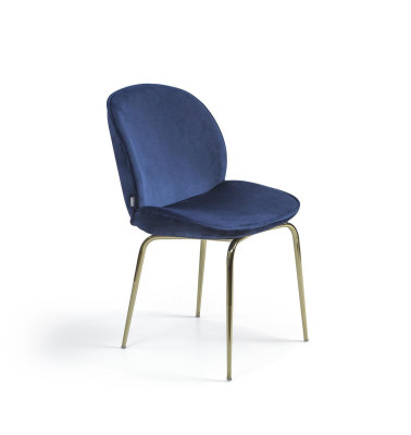 Blauwe eetkamer design stoel inrichting luxe stoelen nieuwe meubels.