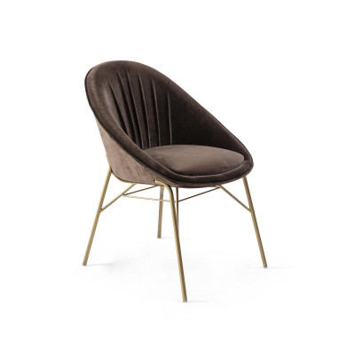 Eetkamerstoel Luxe Bruin Stoel Modern Ontwerper Inrichting Nieuw Meubilair