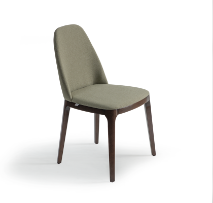 Eetkamermeubilair luxe stoel design gestoffeerde zitting inrichting stijl modern nieuw