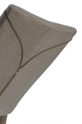 Houten stoel met stoffen zitting eetkamerstoel Nieuwe designer meubels Luxe stoelen
