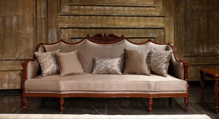 Klassieke woonkamer zitgroep 3+1 zits ontwerper 2-delige set nieuw