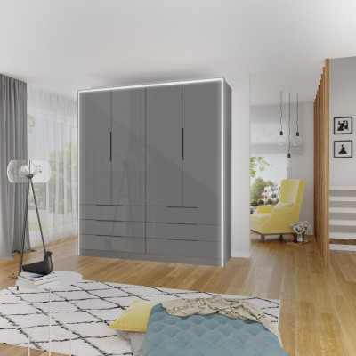 Multifunctionele rekken 207cm kast rek opbergkast garderobe Nieuw