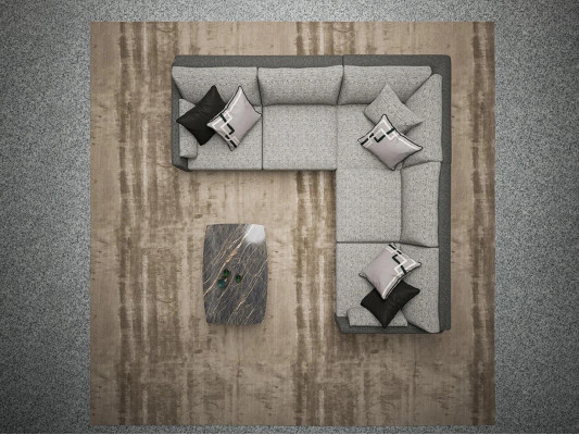 Luxe Design Nieuw Compleet Modern Hoekbank L-Vorm Woonkamer Salontafel