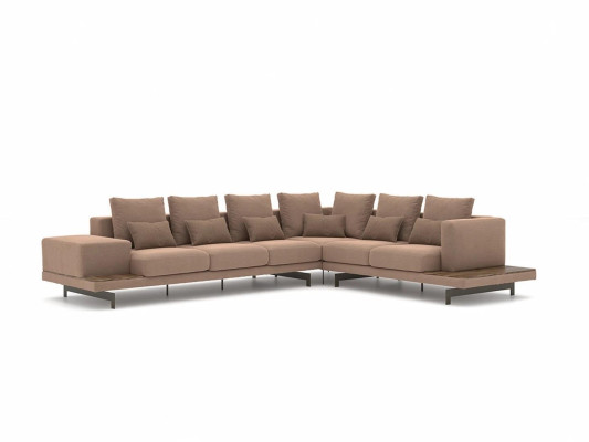 Sofa Bank L-vorm Woonkamer Meubel Set Luxe Inrichting Designer Nieuw