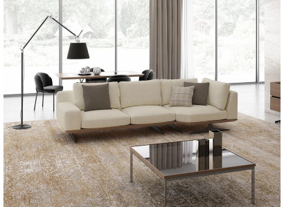 Woonkamerbank Driepersoonsbank Gestoffeerde meubels Design Luxe Salontafel Nieuw