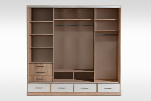 Kast Garderobe Kast Slaapkamer Volwassenen Kleur Wit Meubels Nieuw