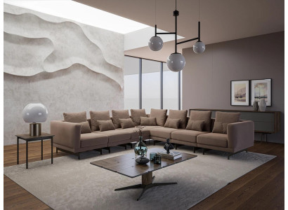 Woonkamer set 3-delig inrichting Hout Salontafel Designer Bijzettafel