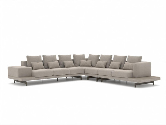 Designer set woonkamer hoekbank L-vorm meubels luxe nieuw