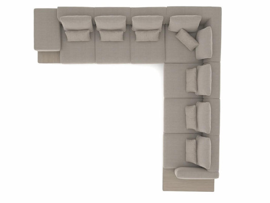 Designer set woonkamer hoekbank L-vorm meubels luxe nieuw