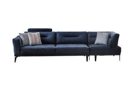 Modern 4-zits massief luxe bank blauw woonkamer stoffen bankstel design modern.