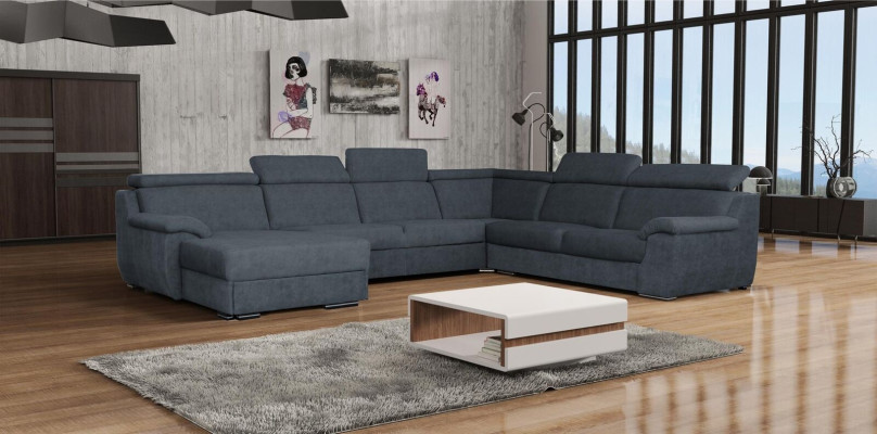 Hoekbank U-vorm Beklede Banken Relax Bank Textiel Zitmeubelen Woonkamer Luxe