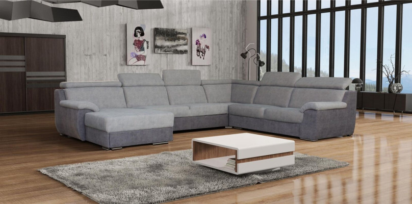 Hoekbank U-vorm Beklede Banken Relax Bank Textiel Zitmeubelen Woonkamer Luxe