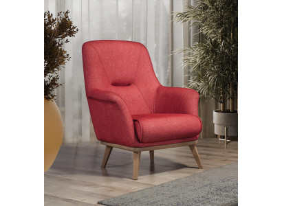 Stijlvol roze kleur fauteuil Exclusieve perfecte meubels voor de woonkamer