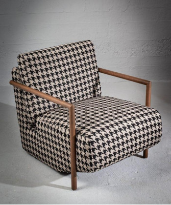 Stijlvolle cocktailfauteuil van linnenstof voor een charmante sfeer nieuw