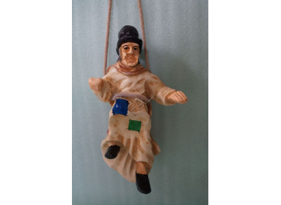 Ontwerp Baba Yaga Heks Schommelfiguur Standbeeld Sculptuur Figuren Beelden Standbeelden