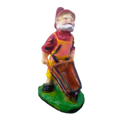 Tuin Huis Decoratie Figuur Standbeeld Sculpturen Deco Figuren Dwerg Handgemaakt M12