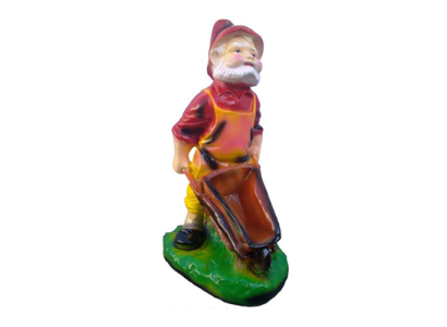 Tuin Huis Decoratie Figuur Standbeeld Sculpturen Deco Figuren Dwerg Handgemaakt M12