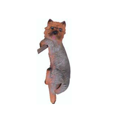 Hangende hondenfiguur standbeeld sculptuur tuindecoratie 24cm Figuren Beelden Sculpturen