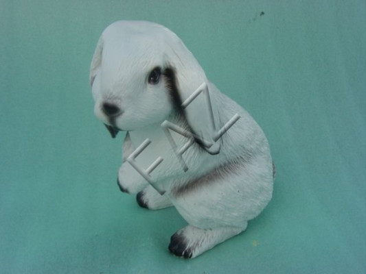 Ontwerp Haas Figuur Tuin Standbeeld Sculptuur Figuren Beeldhouwwerken Decoratie Nieuw