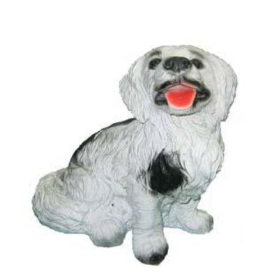 Honden dier decoratie figuur standbeeld sculptuur 37 cm Figuren beelden sculpturen Nieuw (A17)