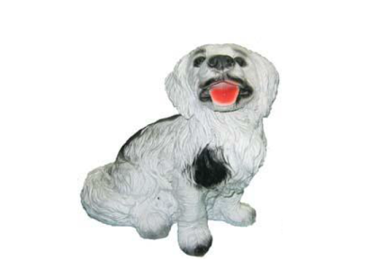 Honden dier decoratie figuur standbeeld sculptuur 37 cm Figuren beelden sculpturen Nieuw (A17)