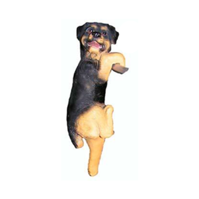 Hangende hond figuur standbeeld sculptuur tuindecoratie 28cm beeldjes standbeelden sculpturen