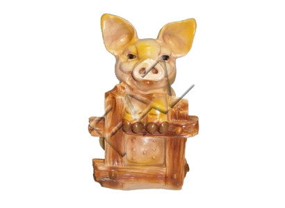 Ontwerp Varken Figuur Tuin Standbeeld Sculptuur Figuren Sculpturen Decoratie C33