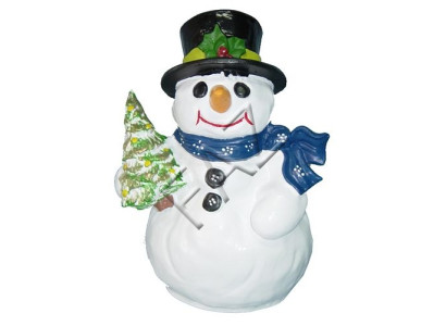 Ontwerp sneeuwpop figuur sculptuur figuren stenen figuur beton decoratie decoratie nieuw