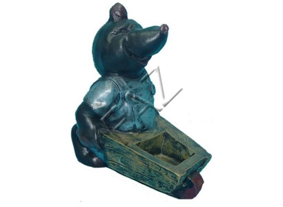 Mol standbeeld figuren standbeelden beeldentuin decoratie decoratie figuur potten nieuw