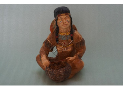 Ontwerp Inder Figuur Kom Standbeeld Sculptuur Figuren Sculpturen Decoratie Nieuw