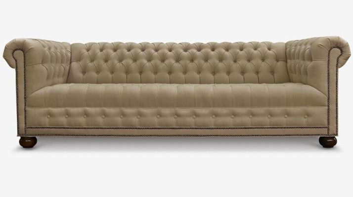 Bank Chesterfield Bank Bekleding XXL Grote Set Textiel 4+2 designer Banken