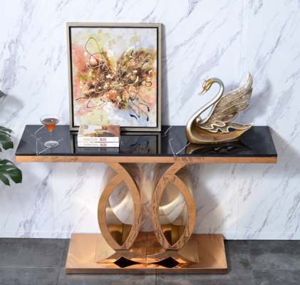 Ontwerper houten wandtafel tafel console luxe console