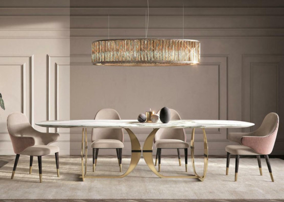 Roestvrijstalen eettafel Eetkamer Woonkamer Moderne keuken Tafels Ontwerp metaal