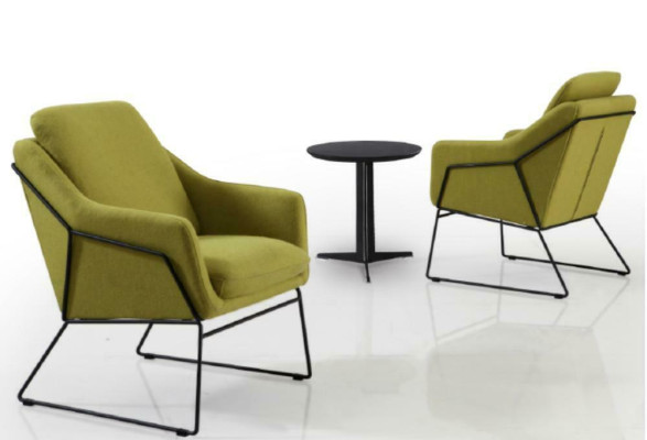 Ontwerper Lounge Stoel Gestoffeerde Bank 1 Zits Modern Nieuw Televisie Fauteuil
