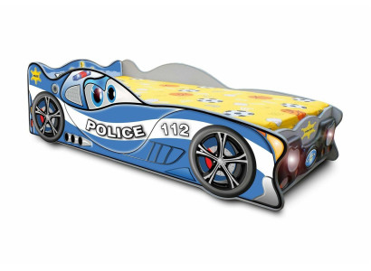 Racetrack auto bed slaapkamer kinderbedden kindermeubels hout + matras