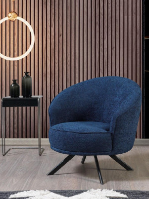 Luxe bankstel 3+3+1 zitplaatsen leer Moderne bank Fauteuil Blauwe bankstellen set 3-delig Nieuw