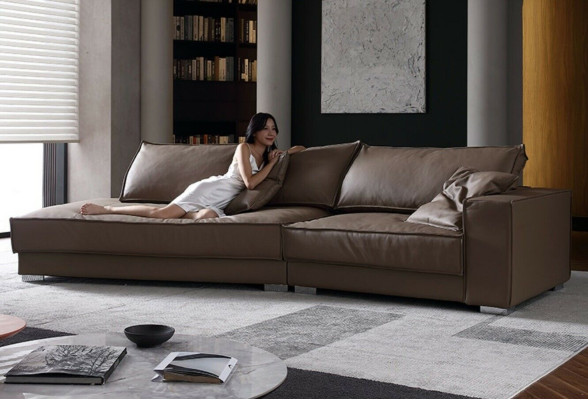 Moderne bankstellen leren bank hoekbank bank ontwerp hoek hoekbank L-vorm