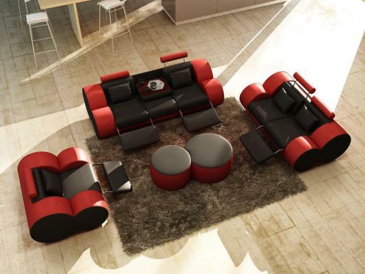 Moderne woonkamer bankstel bankstel bankstel bankstel bankstel 3+2+1 design