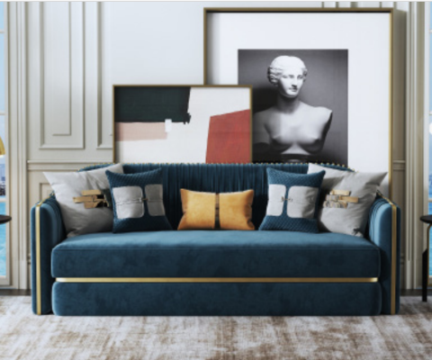 Sofa set 3+2 zits set Design Bank Kussens Decor Banken Bank Modern