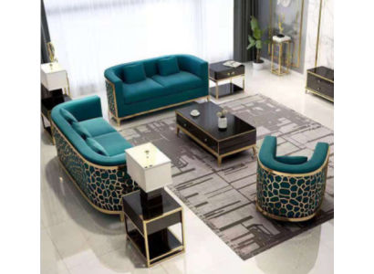 Sofagarnitur Bank 321 Zit textielbank Luxe meubels Bekleding