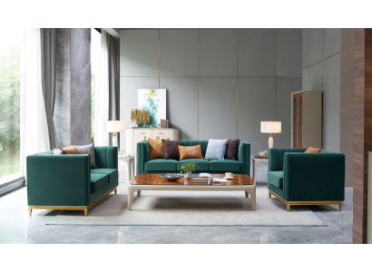 Sofa set 3+2+1 Relax Seats Set Design Sofas Upholstered Couches Leather