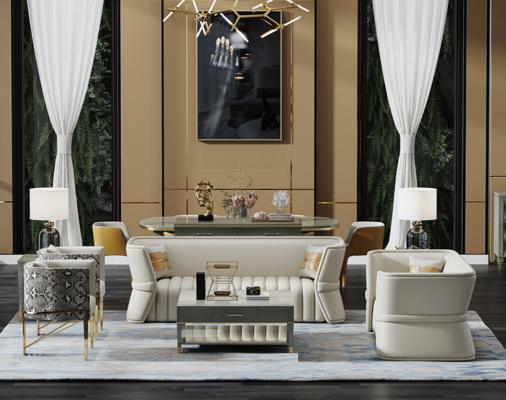 Sofa 3 zits zithoekbank banken banken gestoffeerd driezits luxe meubels