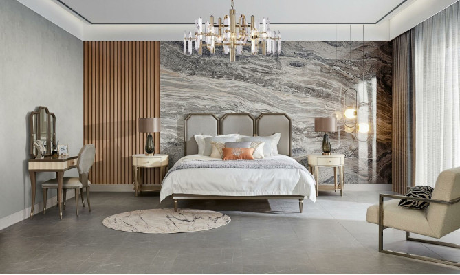 Bed 2x Nightstand 3-piece Bedroom Set Modern Bedroom Solid Wood  Bed 2x Nachtkastje 3-delige Slaapkamer Set Moderne Slaapkamer Massief Hout