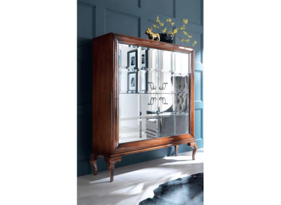 Ladenkast Kast Ladenkast Hout Luxe Dressoir Woonkamer Meubelen Kast Bruin