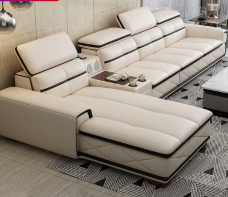 Bank Meubels Woonlandschap Luxe Hoekbank Hoekbank L-vorm Bekleding Modern Bankstellen Nieuw