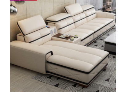 Bank Meubels Woonlandschap Luxe Hoekbank Hoekbank L-vorm Bekleding Modern Bankstellen Nieuw