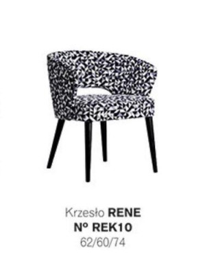 Oorspronkelijke zwarte en witte houten en stoffen stoel voor de woonkamer.