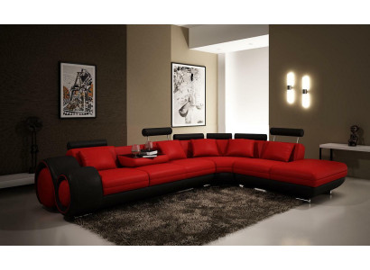 Multifunctionele leren bank zitkussen decor woonkamer leren bankstel sofa
