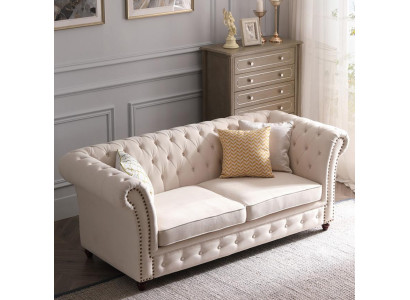Chesterfield bankstel 321 woonkamer zitkamer bank design bankstellen leren bank