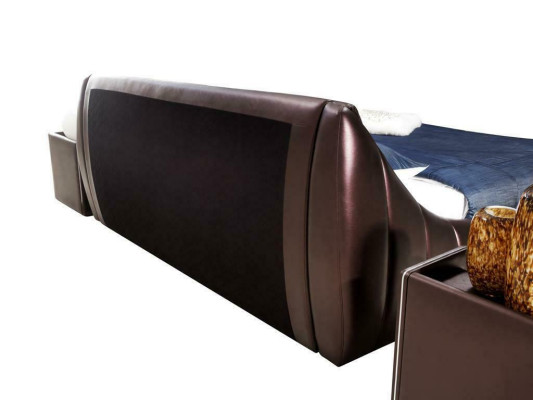 Moderne hotel design bed XXL bedden luxe stijl dubbel leer 140 160 180x200cm.